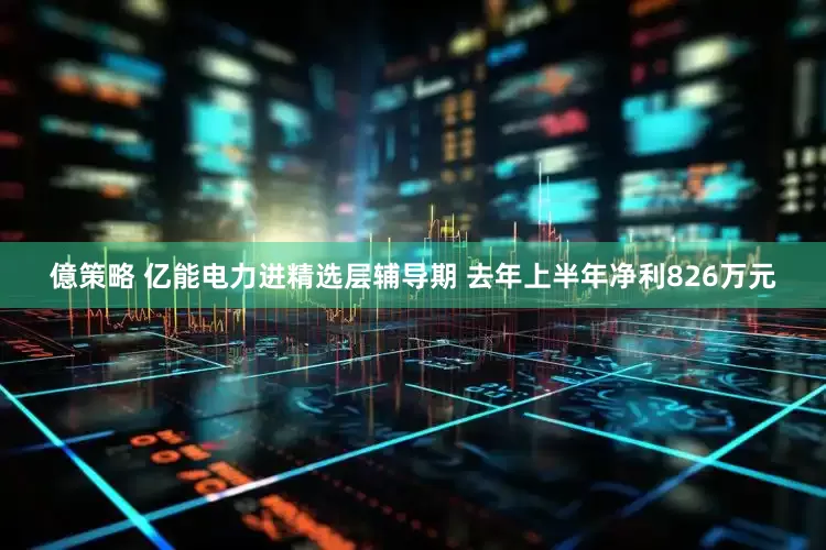 億策略 亿能电力进精选层辅导期 去年上半年净利826万元