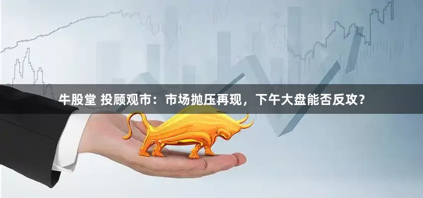 牛股堂 投顾观市：市场抛压再现，下午大盘能否反攻？